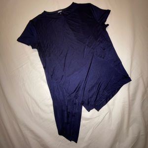 20 FOR $15 Deep purple asymmetrical t-shirt
